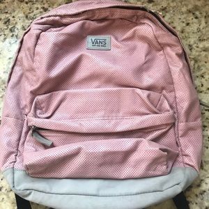 Vans Pink Leather Backpack